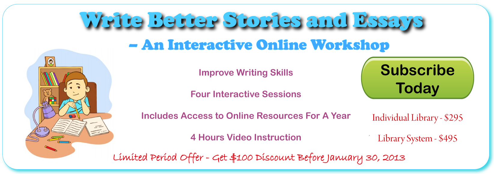 Write Better Workshop Banner